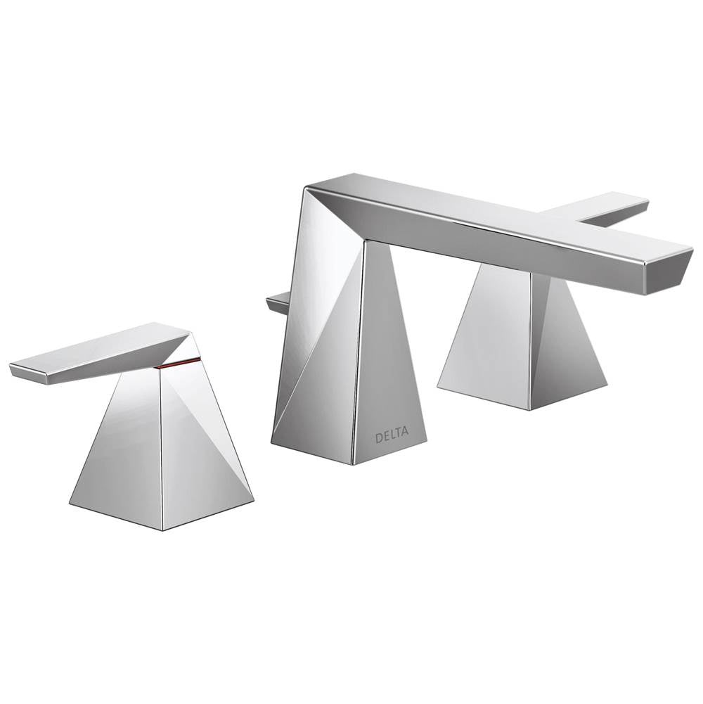 Delta Faucet - TrillianE Two Handle Widespread Bathroom Faucet - Lumicoat® Chrome