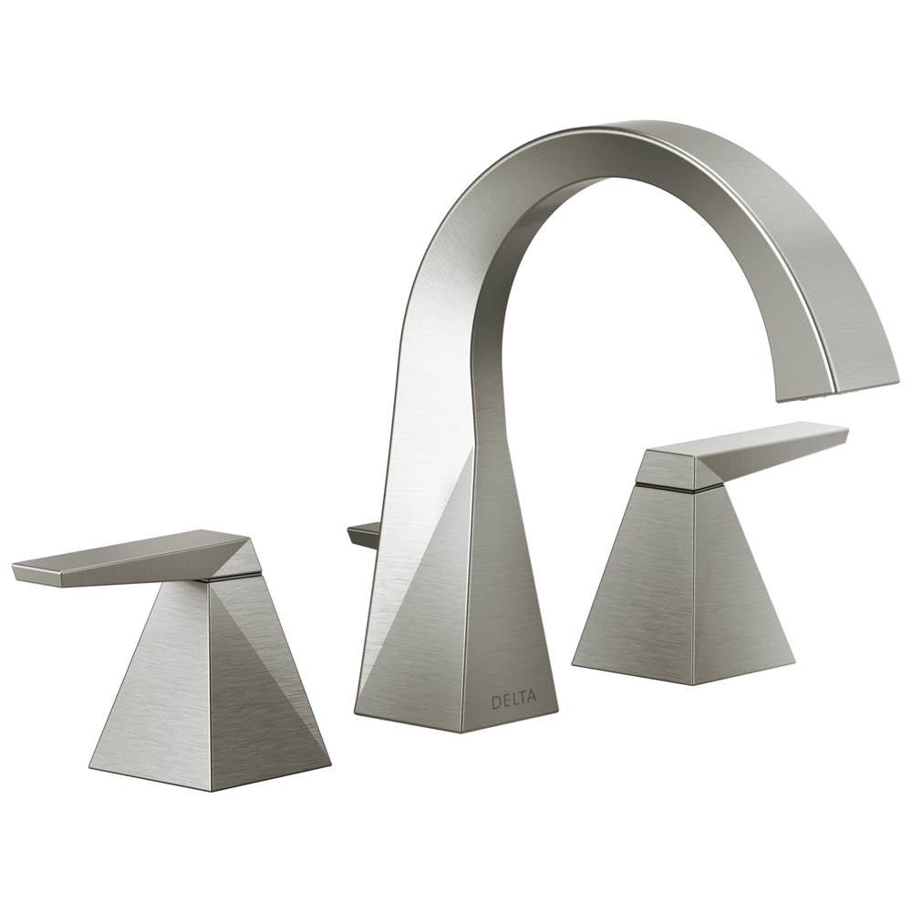 Delta Faucet - TrillianE Two Handle Widespread Bathroom Faucet - Lumicoat® Stainless