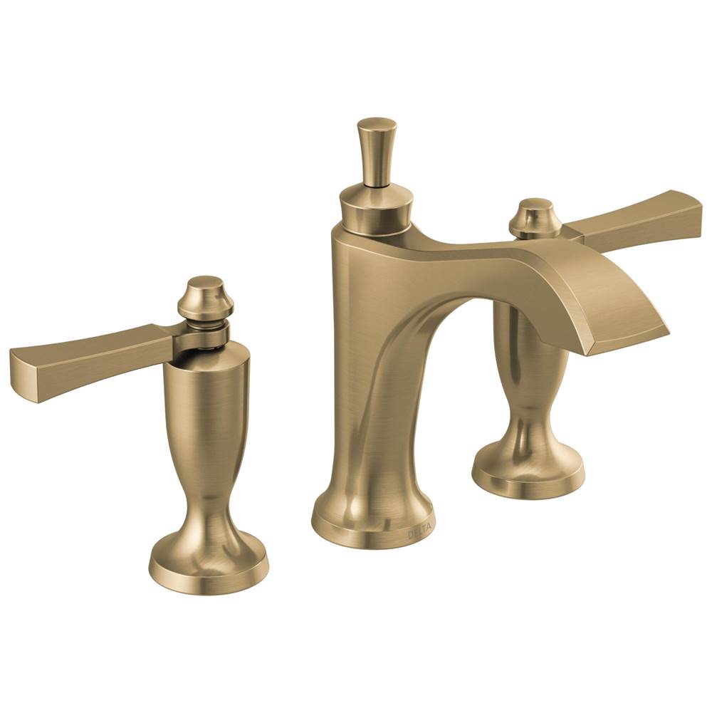 Delta Faucet - DorvalE Two Handle Widespread Bathroom Faucet - Champagne Bronze