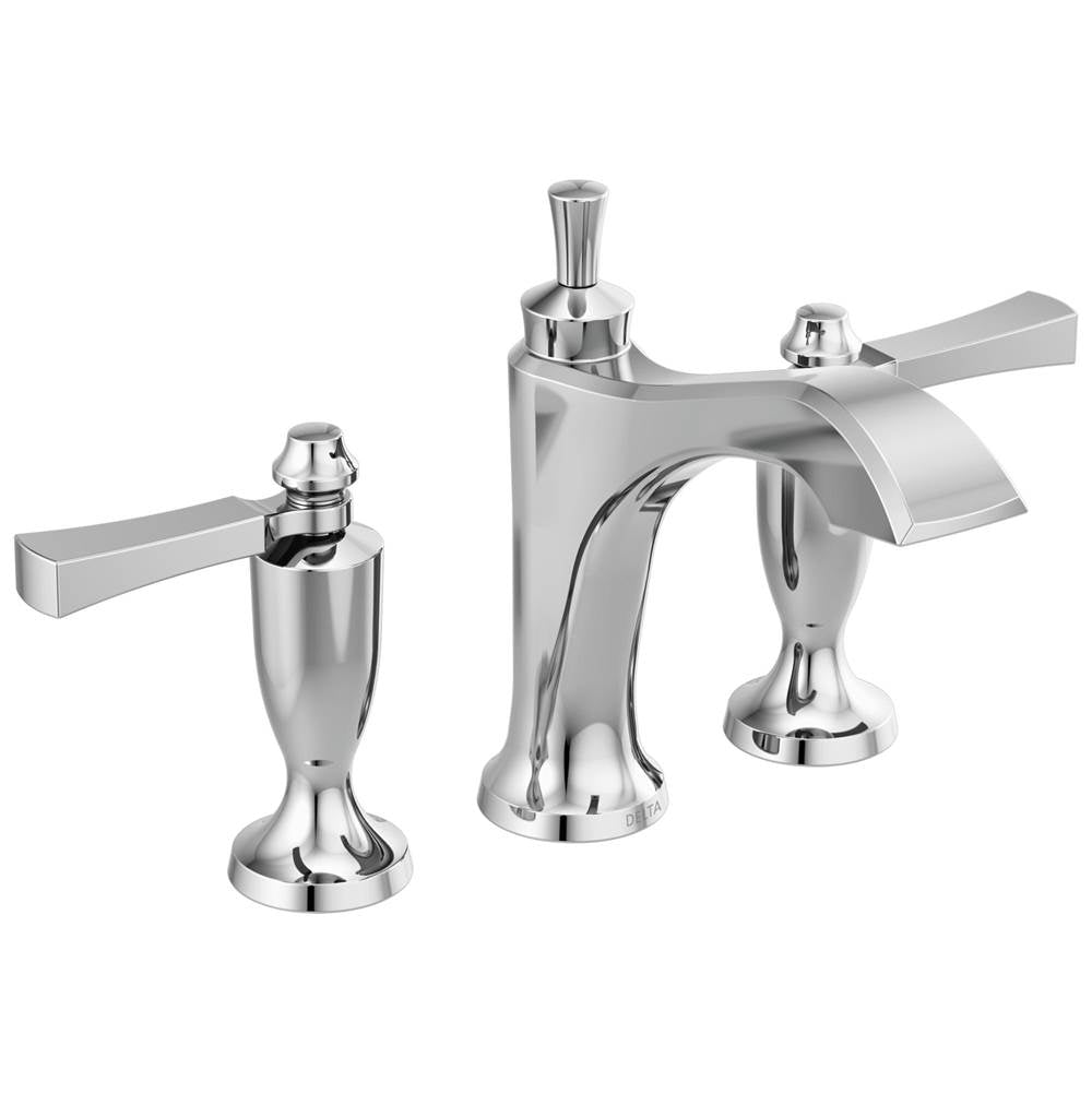 Delta Faucet - DorvalE Two Handle Widespread Bathroom Faucet - Chrome
