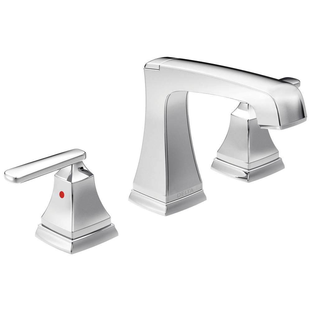 Delta Faucet - Ashlyn Two Handle Widespread Bathroom Faucet with EZ Anchor - Chrome