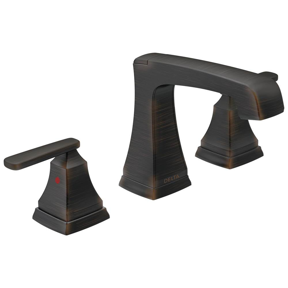 Delta Faucet - Ashlyn Two Handle Widespread Bathroom Faucet with EZ Anchor - Venetian Bronze