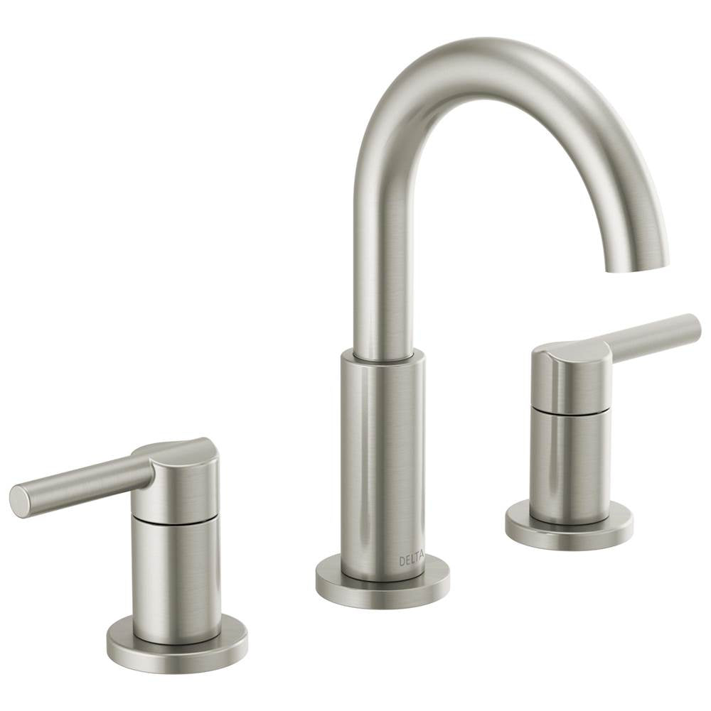 Delta Faucet - NicoliE Two Handle Widespread Bathroom Faucet - Stainless