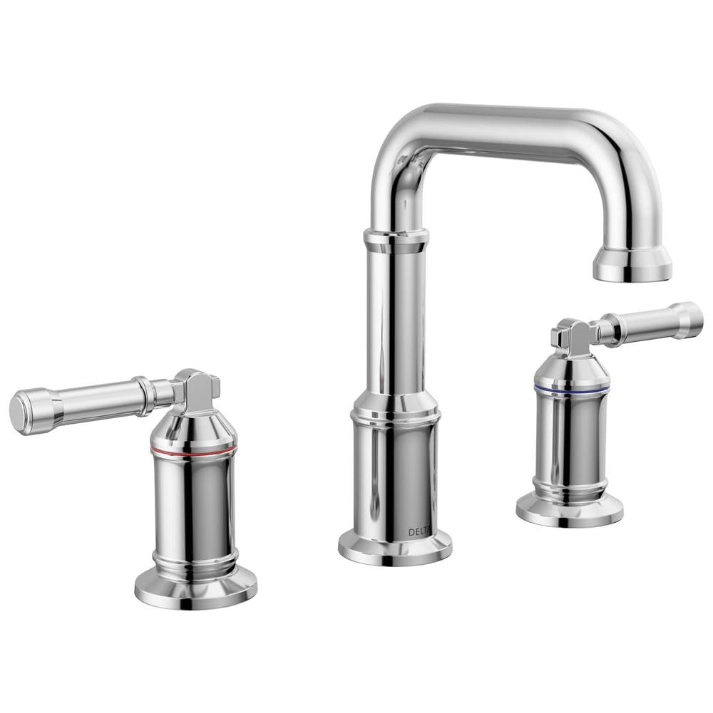 Delta Faucet - BroderickE Two Handle Widespread Bathroom Faucet - Lumicoat® Chrome