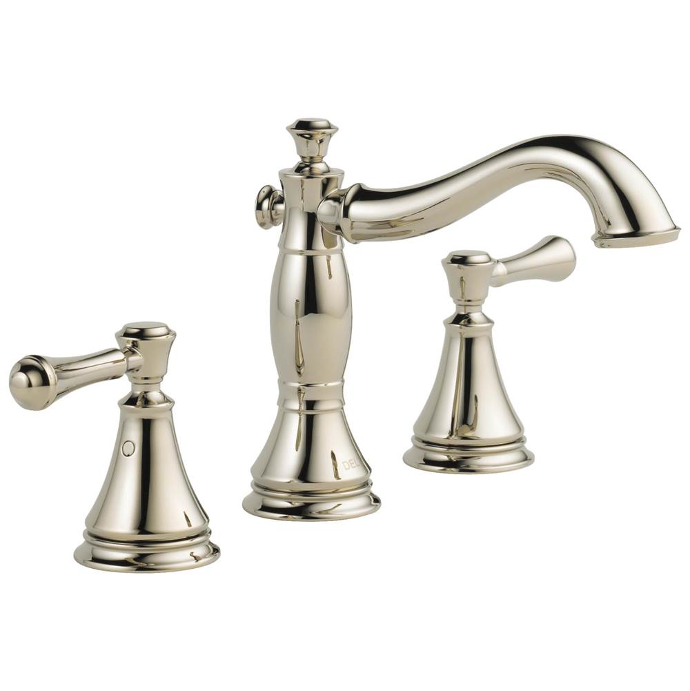 Delta Faucet - CassidyE Two Handle Widespread Bathroom Faucet - Polished Nickel