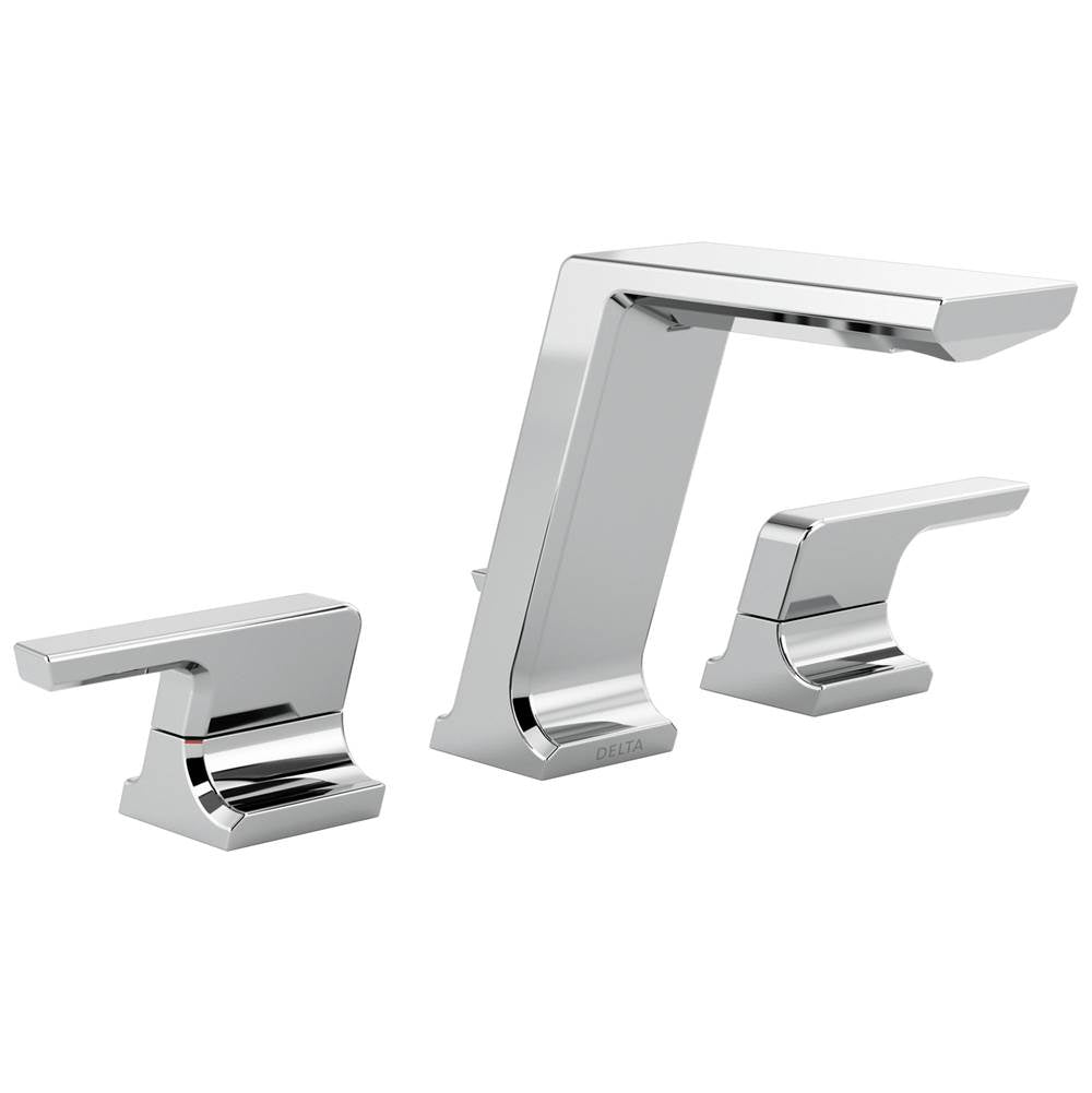 Delta Faucet - PivotalE Two Handle Widespread Bathroom Faucet - Lumicoat® Chrome