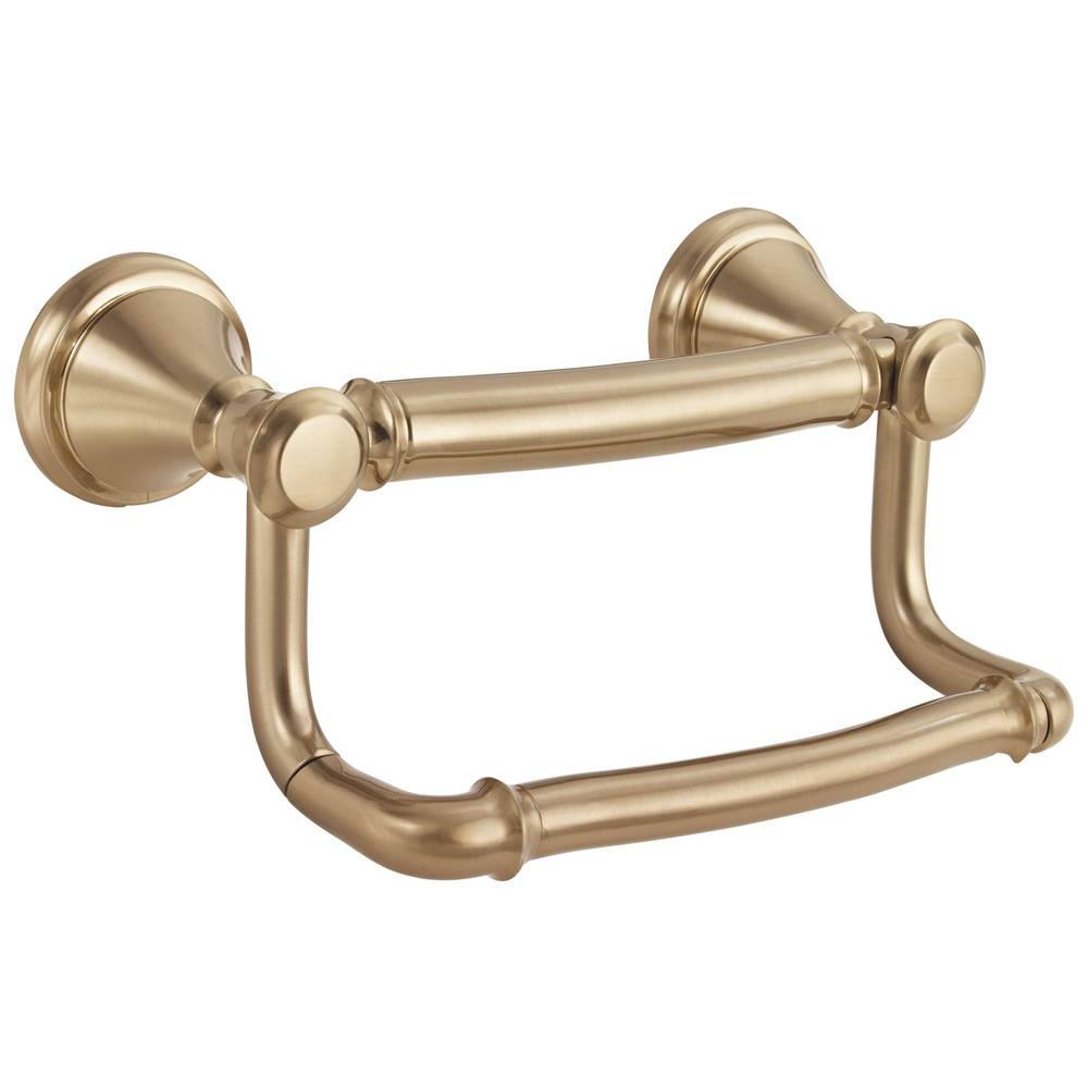 Delta Faucet - BathSafety Traditional Tissue Holder with Assist Bar - Champagne Bronze