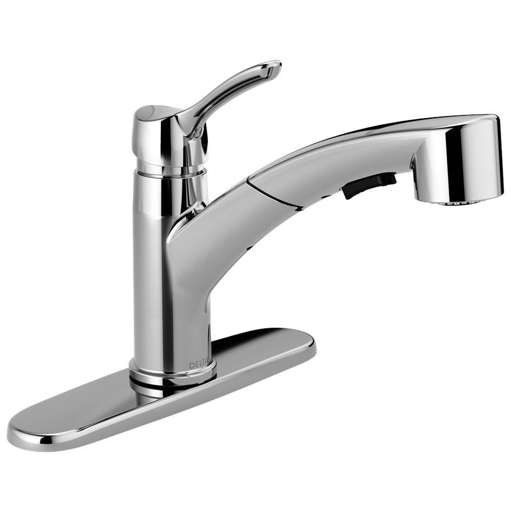 CollinsE Single Handle Pull-Out Kitchen Faucet