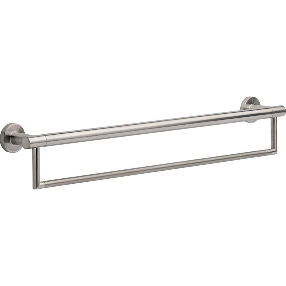 BathSafety 24'' Contemporary Towel Bar with Assist Bar