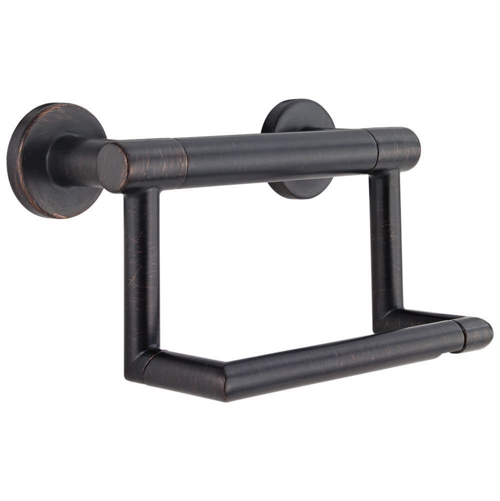 Delta Faucet - BathSafety Contemporary Tissue Holder with Assist Bar - Venetian Bronze