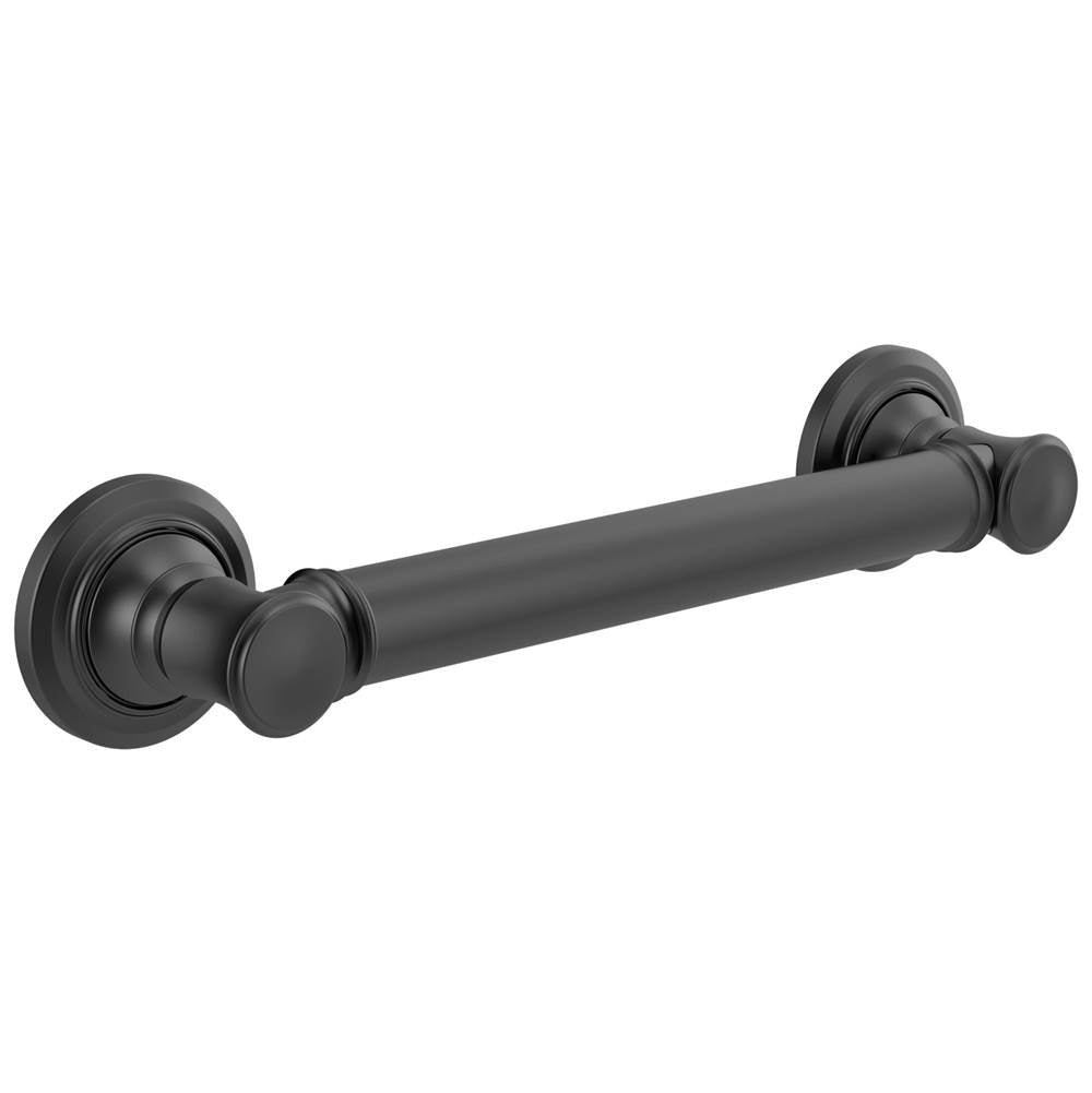 Delta Faucet - Other Traditional Decorative ADA Grab Bar - Matte Black