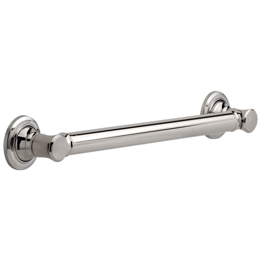Delta Faucet - BathSafety 18'' Traditional Decorative ADA Grab Bar - Polished Nickel