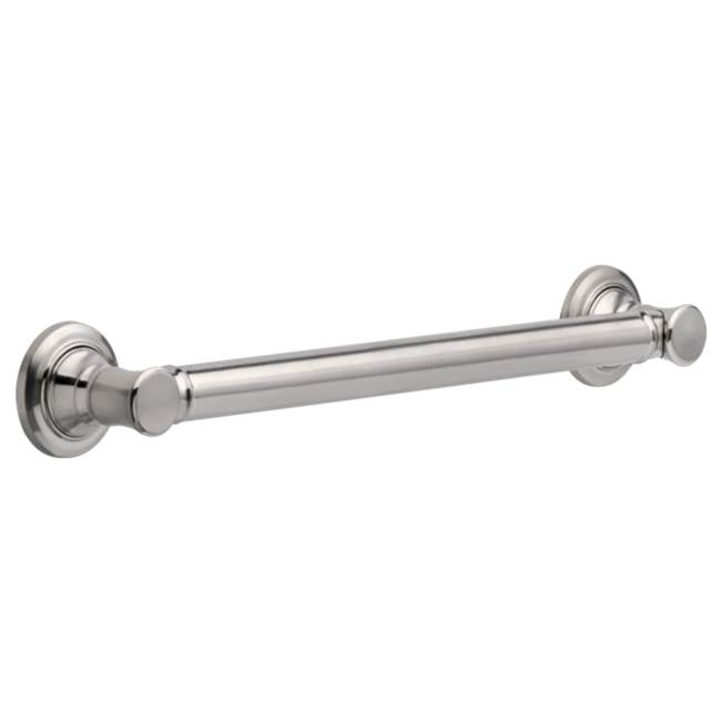 Delta Faucet - BathSafety 18'' Traditional Decorative ADA Grab Bar - Stainless