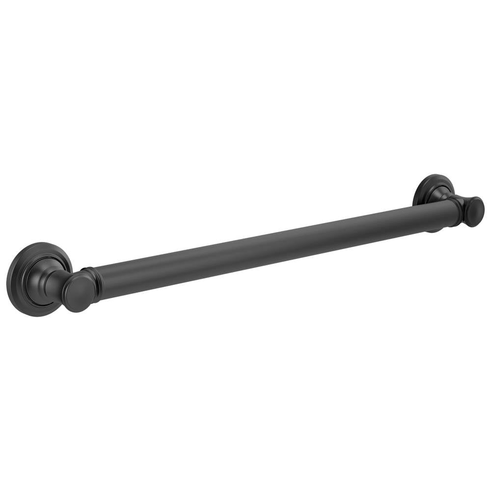 Delta Faucet - Other Traditional Decorative ADA Grab Bar - Matte Black