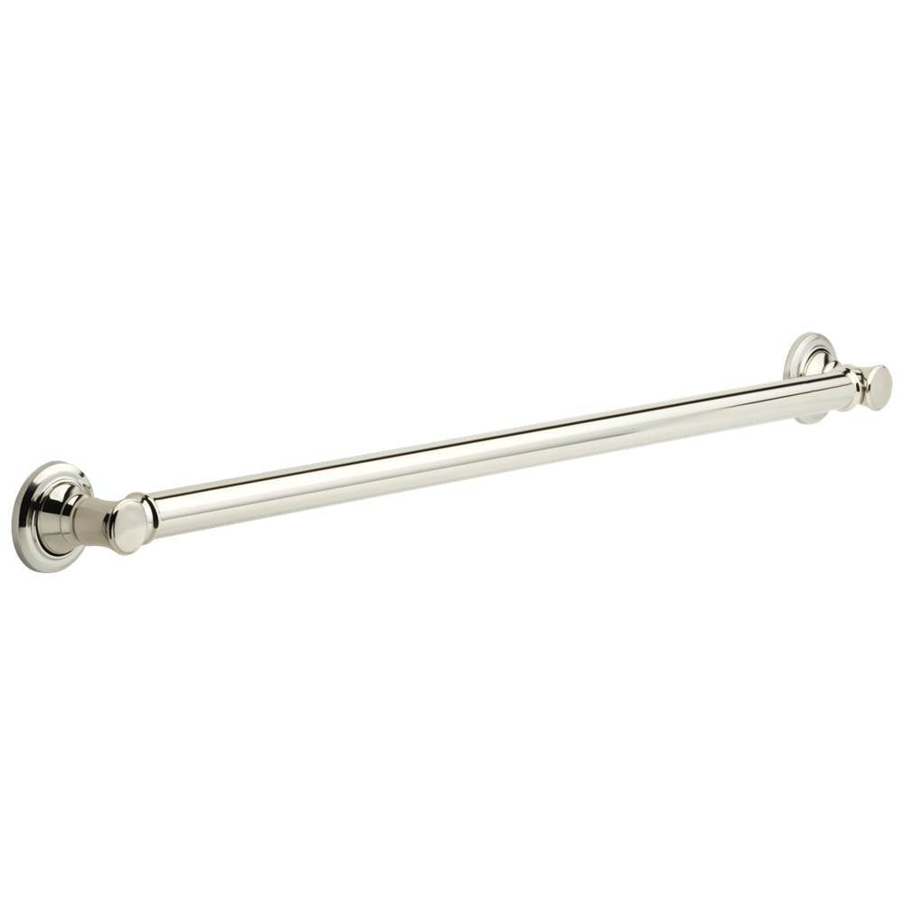 Delta Faucet - BathSafety 36'' Traditional Decorative ADA Grab Bar - Polished Nickel