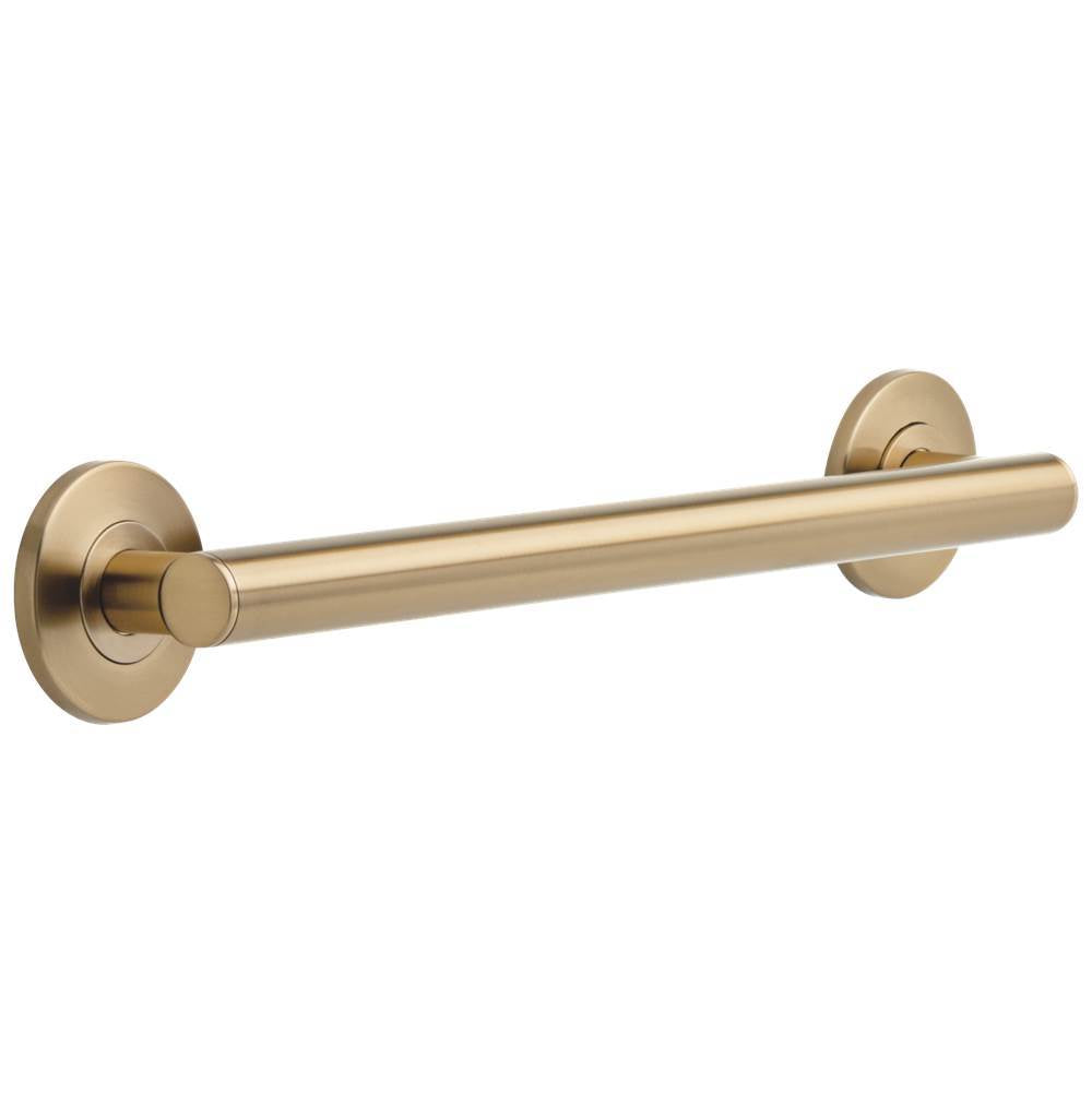 Delta Faucet - BathSafety 18'' Contemporary Decorative ADA Grab Bar - Champagne Bronze