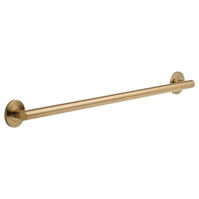 Delta Faucet - BathSafety 36'' Contemporary Decorative ADA Grab Bar - Champagne Bronze