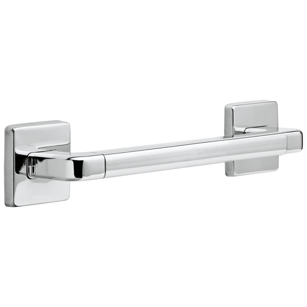 Delta Faucet - BathSafety Angular Modern Decorative ADA Grab Bar - Black Stainless