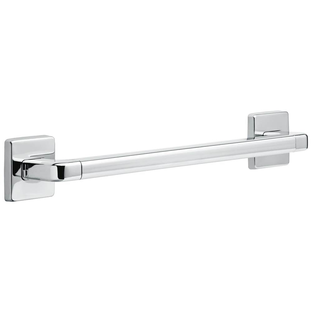Delta Faucet - BathSafety 18'' Angular Modern Decorative ADA Grab Bar - Chrome