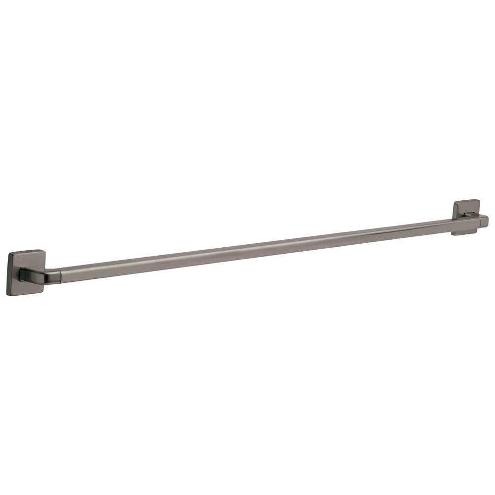 Delta Faucet - BathSafety Angular Modern Decorative ADA Grab Bar - Black Stainless