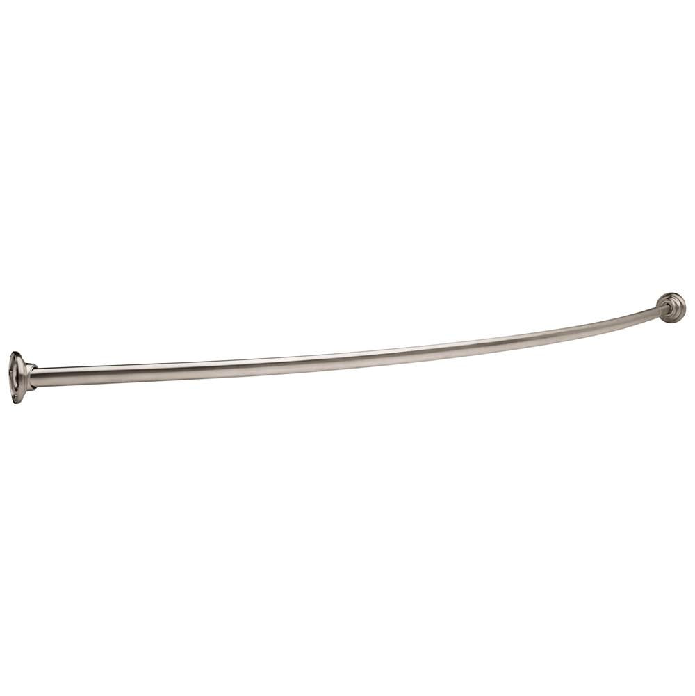 Delta Faucet - Other 1'' x 5' Shower Curtain Rod with Brackets (6'' Bow) - Chrome