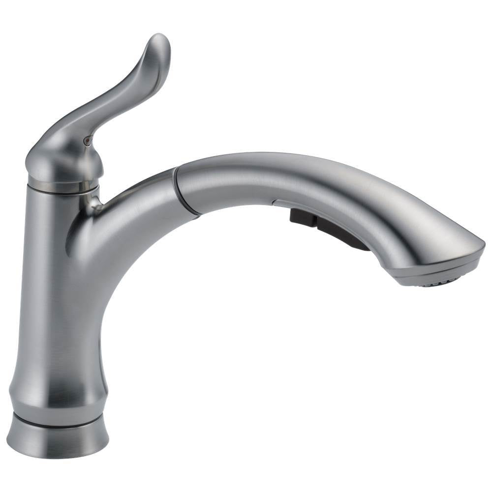 LindenE Single Handle Pull-Out Kitchen Faucet