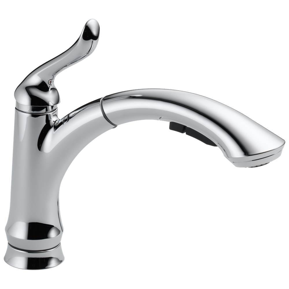 LindenE Single Handle Pull-Out Kitchen Faucet