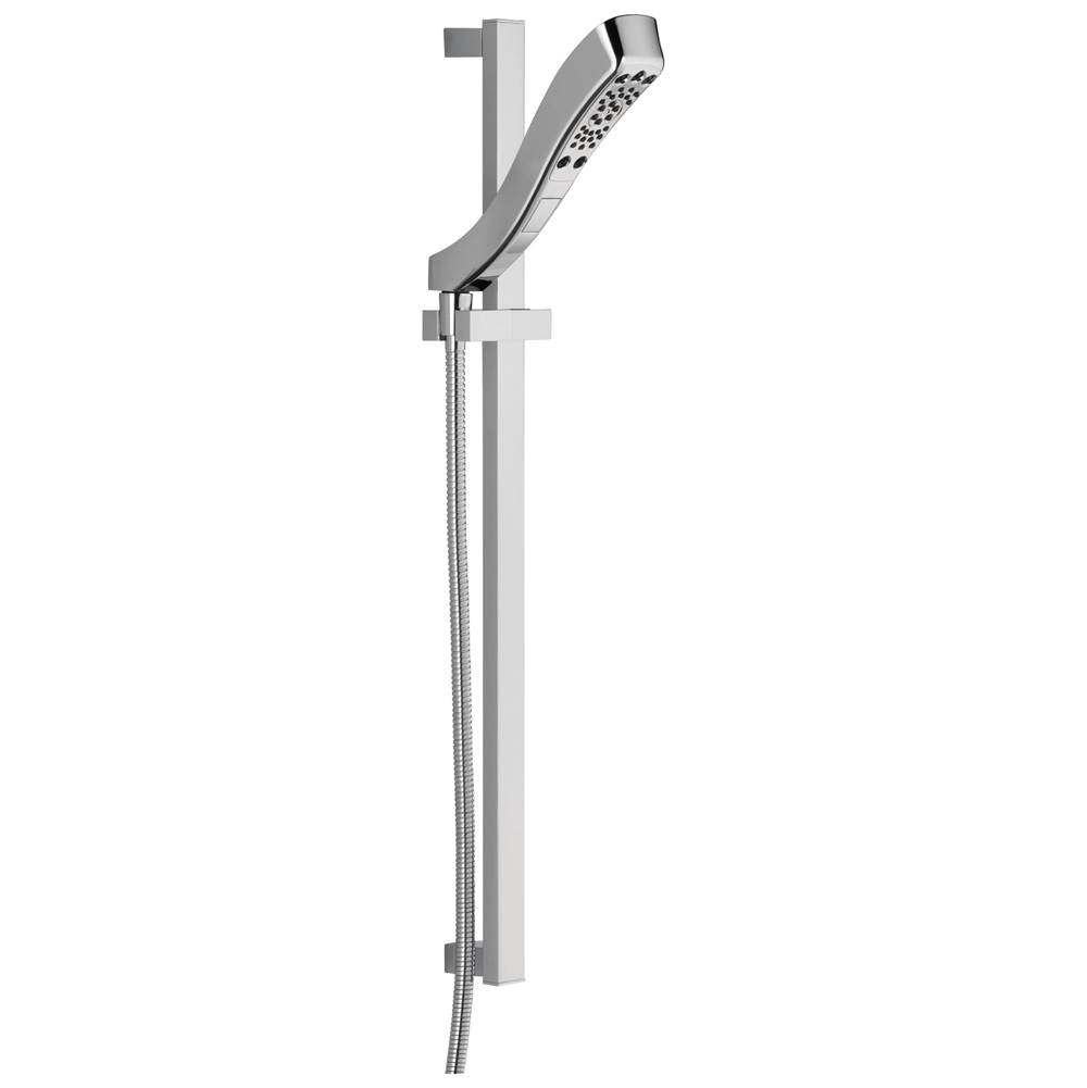 Delta Faucet - Universal Showering Components H2OKinetic 4-Setting Slide Bar Hand Shower - Chrome