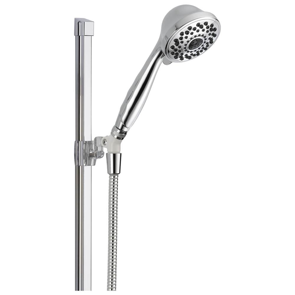 Delta Faucet - Universal Showering Components Premium 7-Setting Glide Rail Hand Shower - Chrome