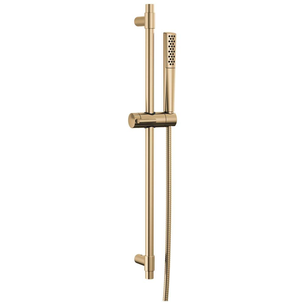 Delta Faucet - Universal Showering Components Premium Single-Setting Slide Bar Hand Shower - Lumicoat® Champagne Bronze
