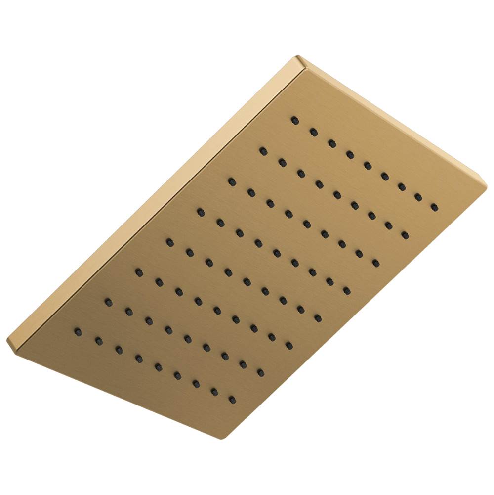 Delta Faucet - Universal Showering Components Single-Setting Metal Raincan Shower Head - Champagne Bronze