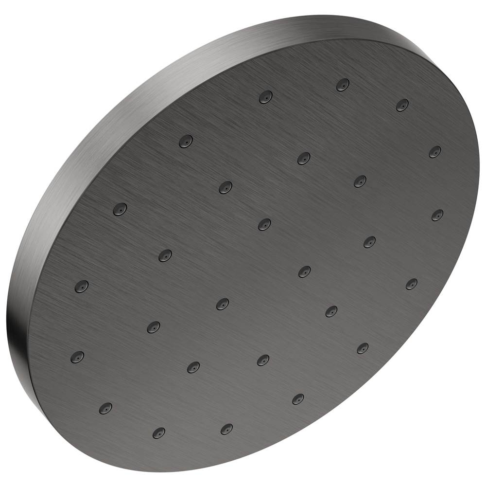 Delta Faucet - Universal Showering Components H2Okinetic Single-Setting Shower Head with UltrasoakE - Lumicoat® Black Stainless