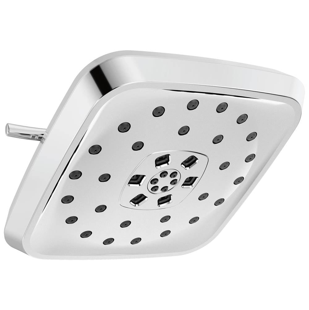 Delta Faucet - Universal Showering Components H2Okinetic 4-Setting Shower Head with UltraSoakE - Lumicoat® Chrome