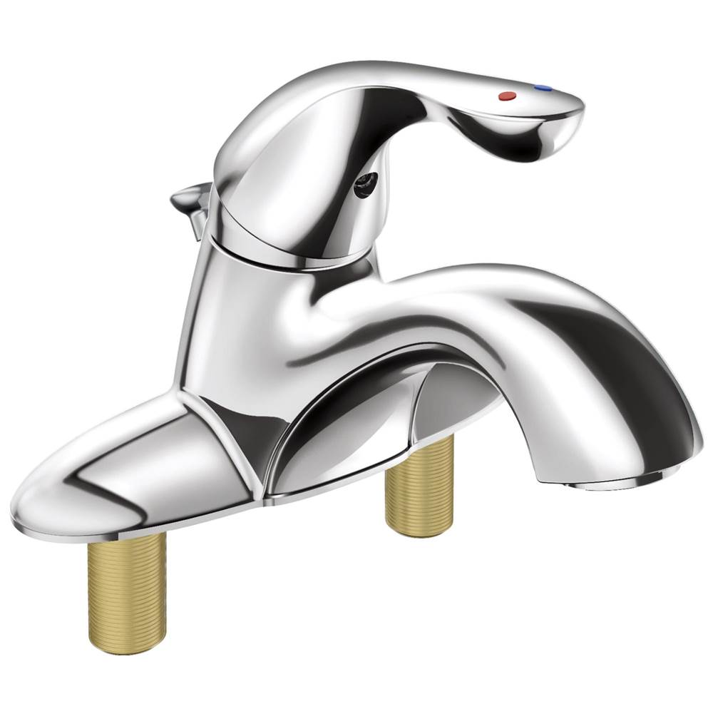 Delta Faucet - Classic Single Handle Centerset Bathroom Faucet with City Shanks - Chrome