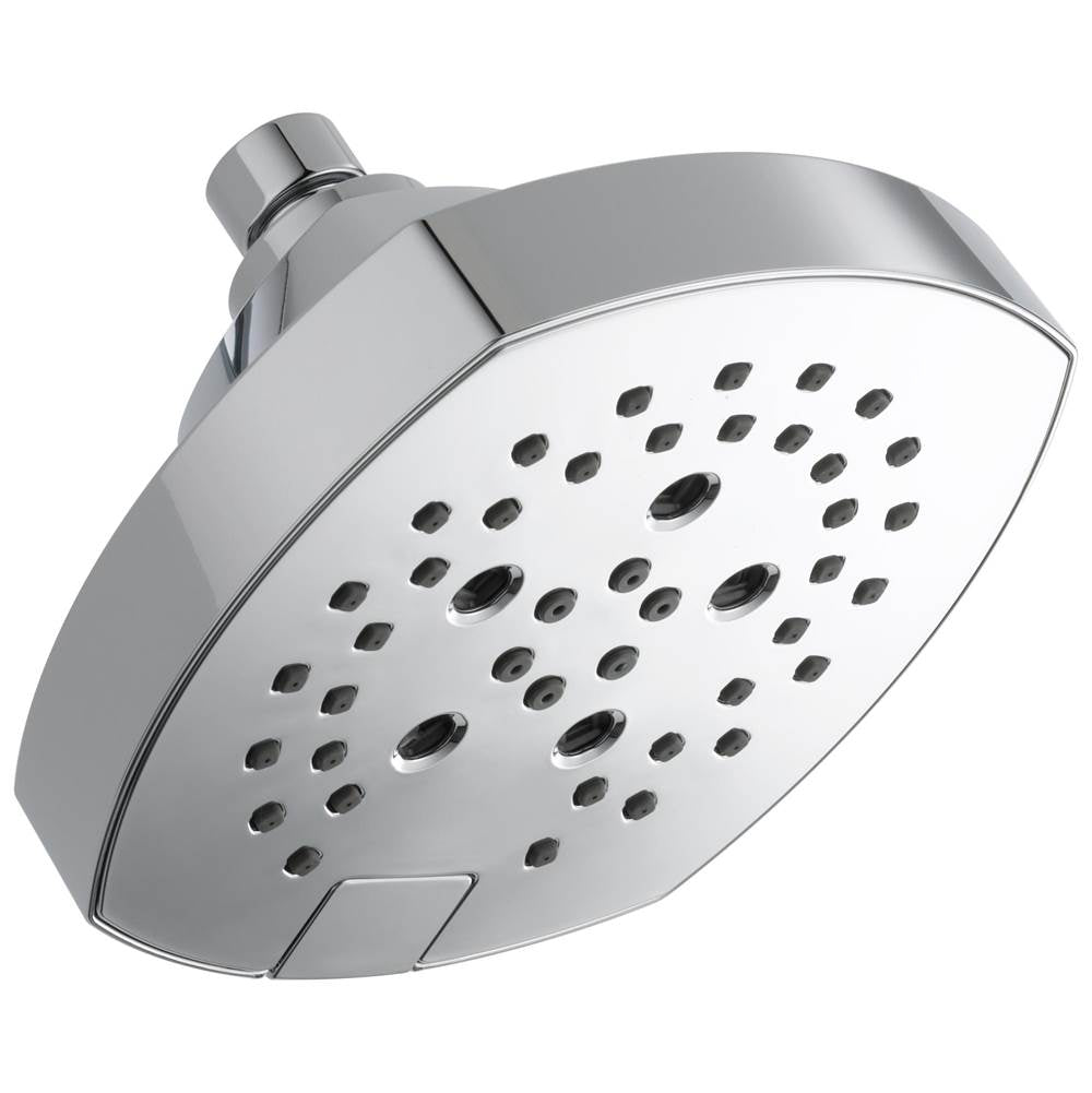 Delta Faucet - Universal Showering Components 5-Setting H2Okinetic Shower Head - Chrome