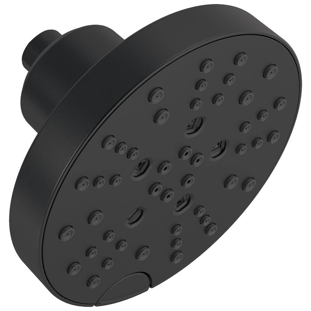 Delta Faucet - Universal Showering Components H2OKinetic5-Setting Contemporary Raincan Shower Head - Matte Black