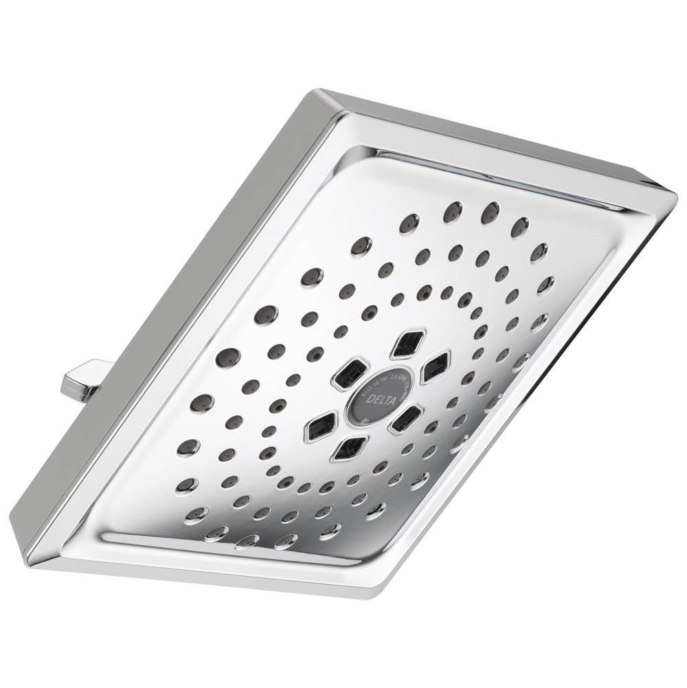 Delta Faucet - Universal Showering Components H2OKinetic3-Setting Raincan Shower Head - Lumicoat® Chrome