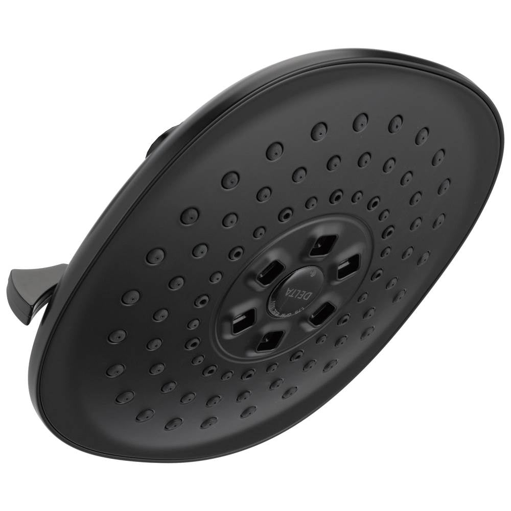 Delta Faucet - Universal Showering Components H2Okinetic(R) 3-Setting Raincan Shower Head - Matte Black