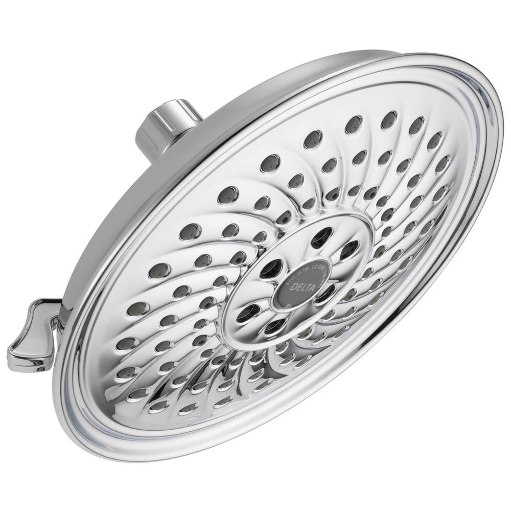 Delta Faucet - Universal Showering Components H2OKinetic 3-Setting Raincan Shower Head - Chrome