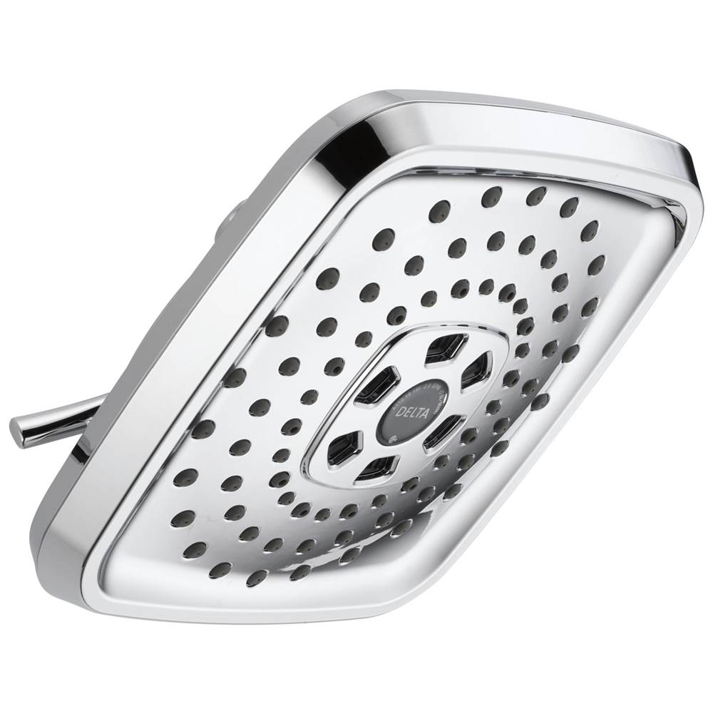 Delta Faucet - Universal Showering Components H2OKinetic 3-Setting Raincan Shower Head - Chrome