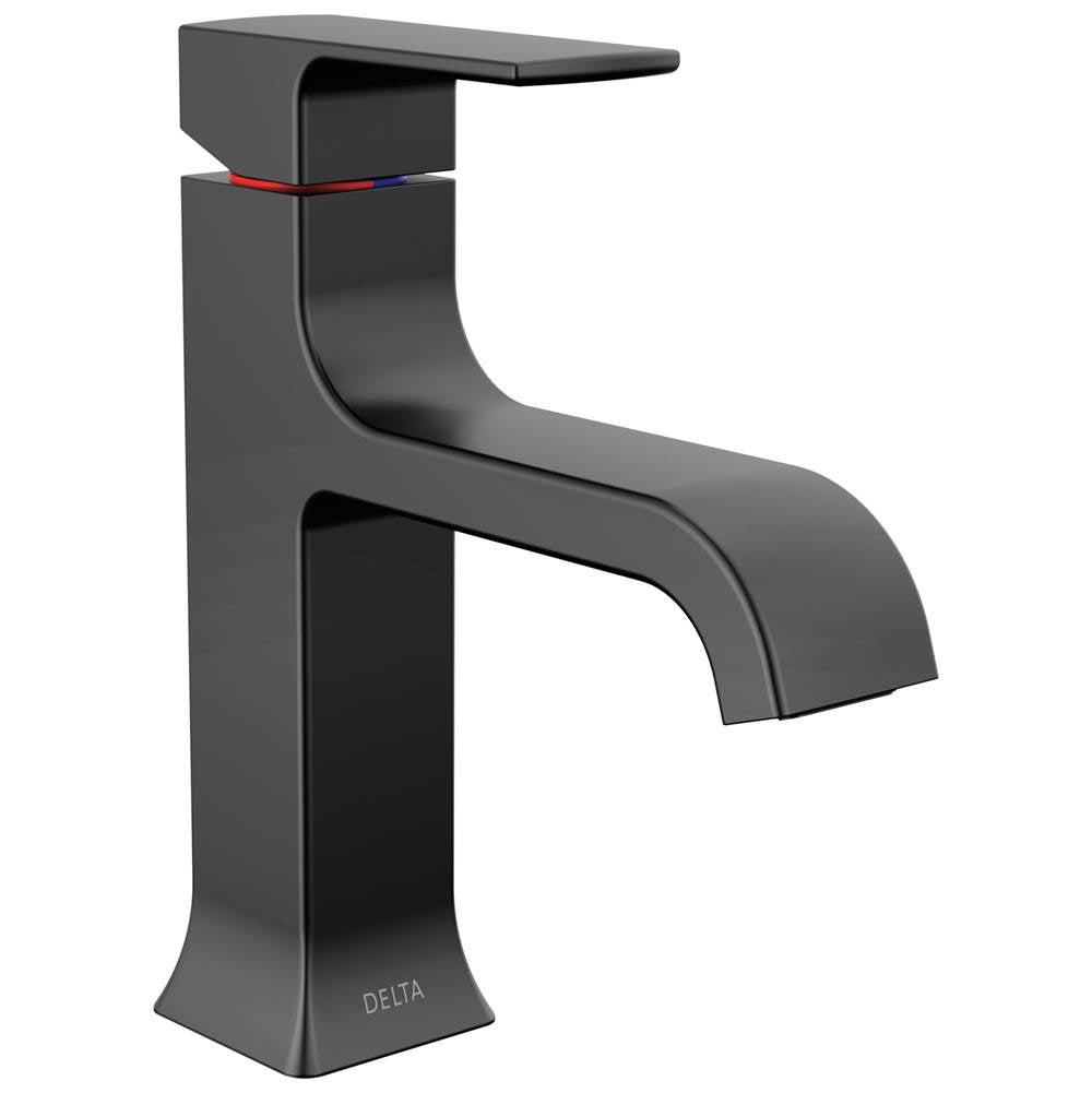 Delta Faucet - VelumE Single Handle Bathroom Faucet - Matte Black