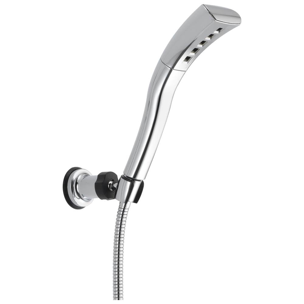 Delta Faucet - Universal Showering Components H2OKinetic Single-Setting Adjustable Wall Mount Hand Shower - Chrome
