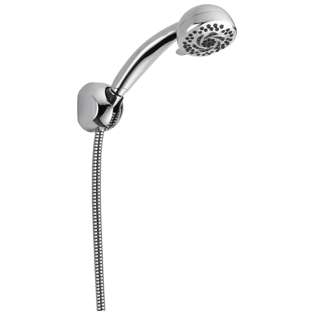 Delta Faucet - Universal Showering Components Premium 5-Setting Fixed Wall Mount Hand Shower - Chrome
