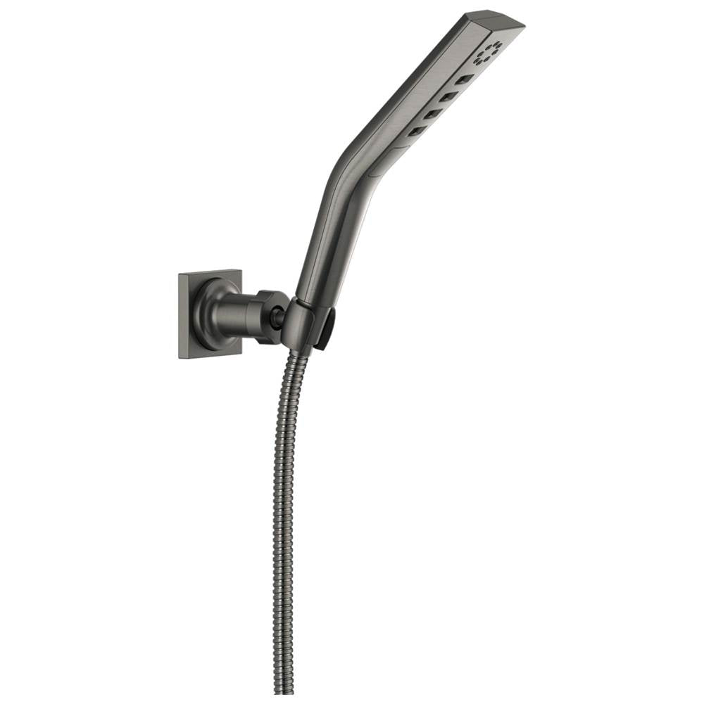 Delta Faucet - Universal Showering Components H2Okinetic 3-Setting Wall Mount Hand Shower - Lumicoat® Black Stainless