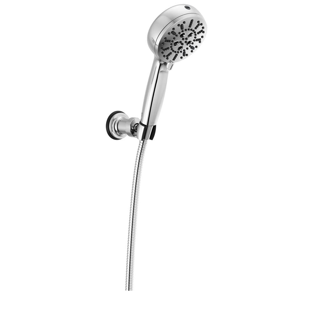 Delta Faucet - Universal Showering Components 7-Setting Wall Mount Hand Shower with Cleaning Spray - Lumicoat® Chrome