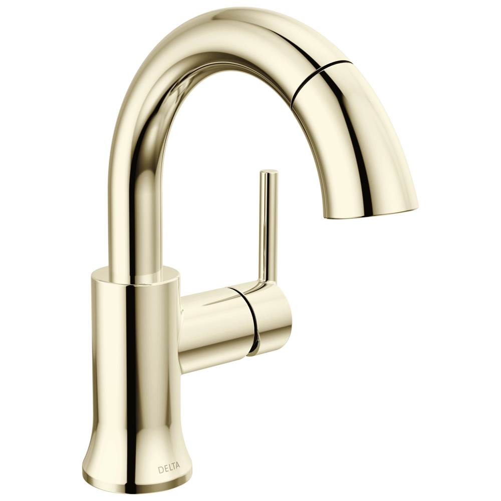 Delta Faucet - Trinsic Single Handle Pull Down Bathroom Faucet - Polished Nickel
