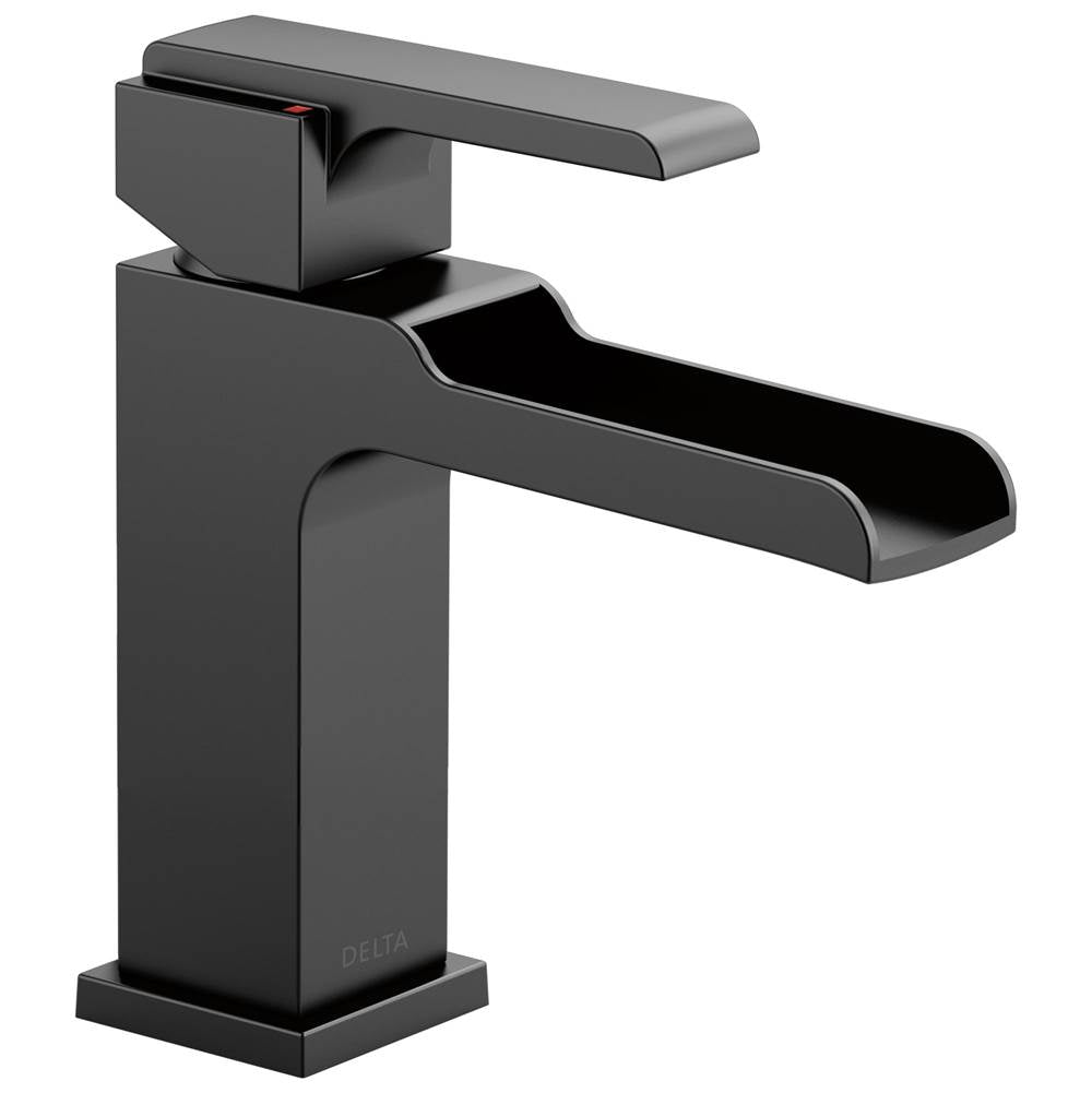 Delta Faucet - Ara Single Handle Channel Bathroom Faucet - Matte Black