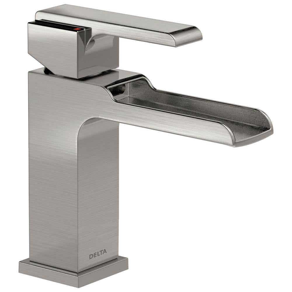 Delta Faucet - Ara Single Handle Channel Bathroom Faucet - Stainless