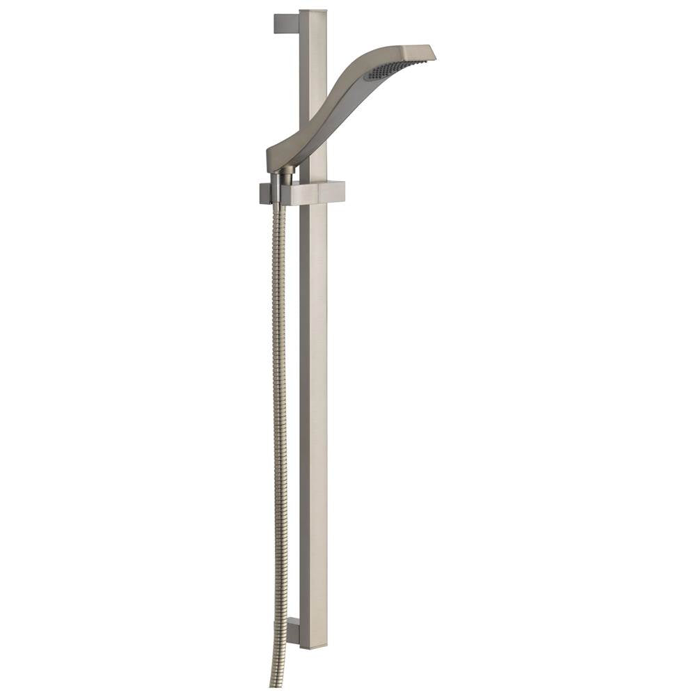 Delta Faucet - DrydenE Premium Single-Setting Slide Bar Hand Shower - Stainless