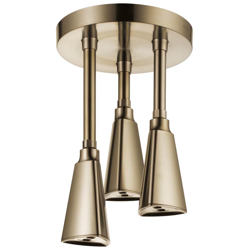 Delta Faucet - Universal Showering Components H2Okinetic Pendant Raincan Shower Head - Champagne Bronze